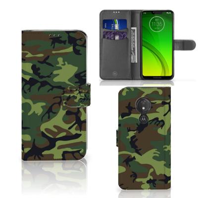 Motorola Moto G7 Power | Telefoon Hoesje | Army Dark