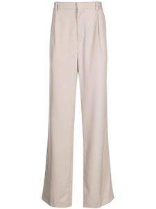 Botter pantalon de costume en laine - Marron