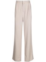 Botter pantalon de costume en laine - Marron