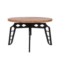 LABEL51 Salontafel Pebble - Rough - Mangohout - 80 cm - Rond - thumbnail