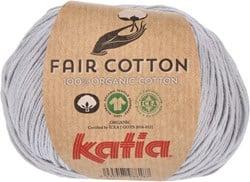 Katia Fair Cotton 050 Parelachtig licht grijs