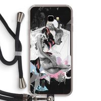 Camouflage de sommeil: Samsung Galaxy J4 Plus Transparant Hoesje met koord