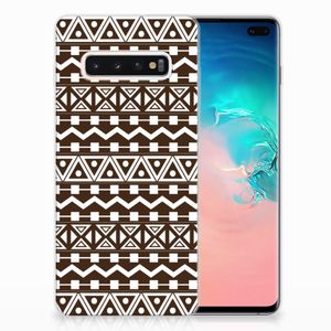 Samsung Galaxy S10 Plus TPU bumper Aztec Brown