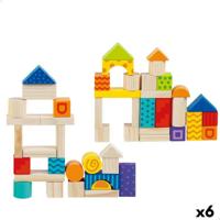 Bouwspel Woomax 50 Onderdelen (6 Stuks)