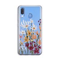 Painted wildflowers: Samsung Galaxy A40 Transparant Hoesje