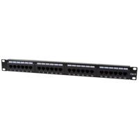 LogiLink NP0004 24 poorten Patchpaneel 483 mm (19) CAT 6 1 HE Meerdere kleuren