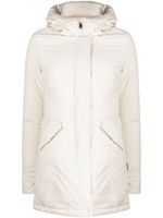 Woolrich manteau en plumes à capuche - Blanc