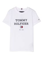 Tommy Hilfiger Junior t-shirt en coton à logo imprimé - Blanc - thumbnail