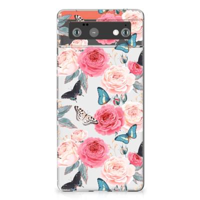 Google Pixel 6 | TPU Case | Butterfly Roses Google Pixel 6 | TPU Case | Butterfly Roses