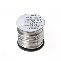 Tin-zilversold.zacht 2mm 0.5kg