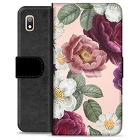 Samsung Galaxy A10 Premium Portemonnee Hoesje - Romantische Bloemen