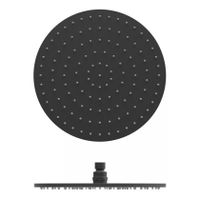 Hoofddouche Tres Max | 30 cm | Rond | Zwart mat