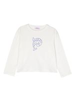 PUCCI Junior t-shirt en coton à logo imprimé - Blanc - thumbnail