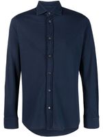 Circolo 1901 long-sleeve buttoned cotton shirt - Bleu