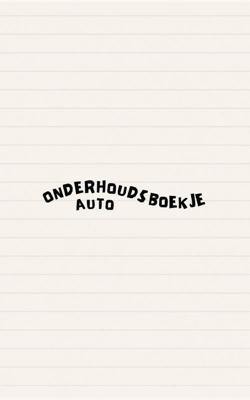 Onderhoudsboekje Auto (Paperback)
