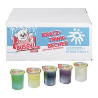 Bussy - Kratz Drink / Kras ijs Cups Mix - 40x 200ml
