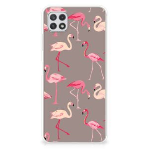 Samsung Galaxy A22 5G TPU Hoesje Flamingo