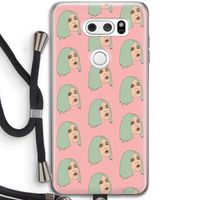 King Kylie: LG V30 Transparant Hoesje met koord