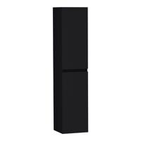 BRAUER Joy badkamerkast - 160x35x35cm - 2 deuren - greeploos - links- of rechtsdraaiend - mat zwart HK-JY160MZ