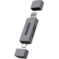 Sitecom USB-A + USB-C Stick Card Reader High Speed