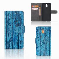 Nokia 3.1 (2018) | Book Style Case | Wood Blue
