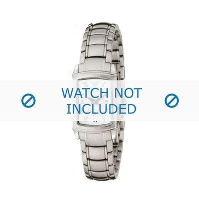 Armani horlogeband AR-0249 Staal Zilver 15mm