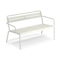 EMU Star tuinbank met arm matt white