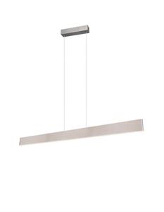Trio Led kantoor hanglampGalway 150cm - RVS - 349710107