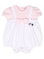 Chiara Ferragni Kids body à détail de nœud - Rose - thumbnail