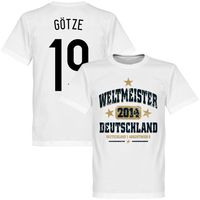 Duitsland WK 2014 Weltmeister Götze T-Shirt