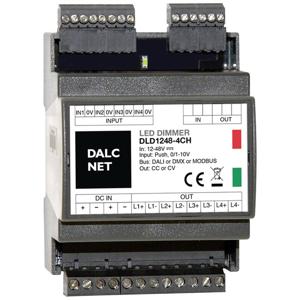 Dalcnet DLD1248-4CC-DALI Dimmer 4-kanaals DALCNET