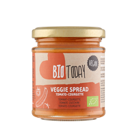 Bio Today veggie spread tomaat/courgette 160 gram