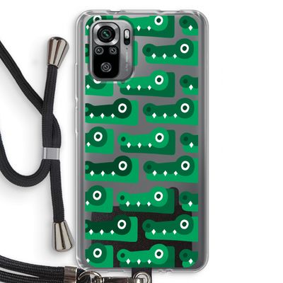 Crocs: Xiaomi Redmi Note 10S Transparant Hoesje met koord