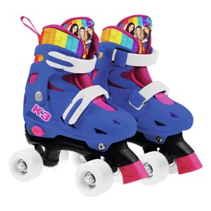 Studio 100 K3 rolschaatsen regenboog, maat 26-29