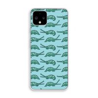 Kroko: Pixel 4 Transparant Hoesje