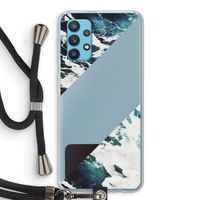 Golven: Samsung Galaxy A32 4G Transparant Hoesje met koord