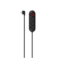 Hama Stekkerdoos, 3-voudig, schakelaar, opt. schakelaarpositie, 1,4 m Kabel Zwart Hama Stekkerdoos, 3-voudig, schakelaar, opt. schakelaarpositie, 1,4 m Kabel Zwart