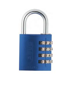 ABUS ABVS46614 Hangslot 31.5 mm Blauw Cijferslot