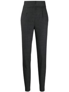 Dolce & Gabbana pantalon fuselé à taille haute - Gris