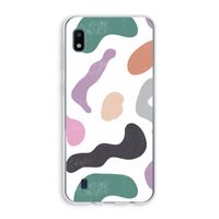 Memphis Shapes: Samsung Galaxy A10 Transparant Hoesje