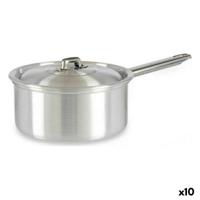 Sauspan met deksel Kinvara 100019 100019 Zilverkleurig Aluminium Ø 16 cm 1,5 L 30 x 10,5 x 18 cm 30,5 x 9 x 18 cm 18 x 10,5 x 30