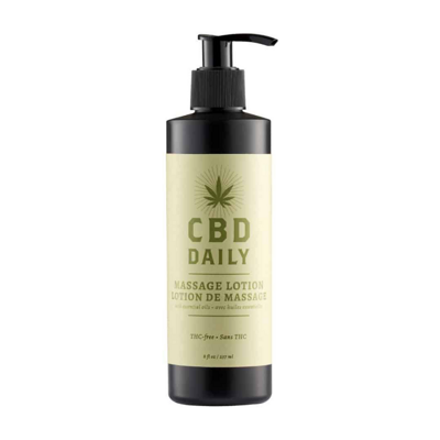 Earthly body CBD Daily Massage Lotion - 8 fl oz / 237 ml