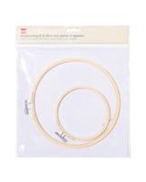 HEMA Borduurring ⌀12+20cm inclusief stof en 2 naalden