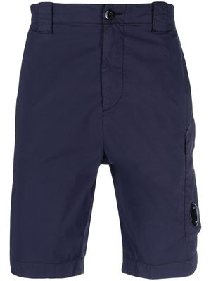 C.P. Company short cargo à détail de verre signature - Bleu