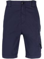 C.P. Company short cargo à détail de verre signature - Bleu