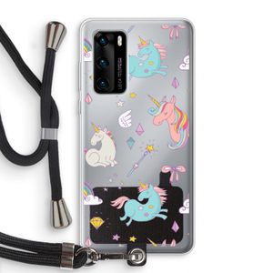 Fantasiewereld: Huawei P40 Transparant Hoesje met koord