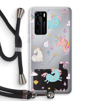 Fantasiewereld: Huawei P40 Transparant Hoesje met koord
