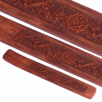 Wierookplankje Ohm - 25x4 - Hout (12 stuks) - S - thumbnail