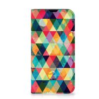 iPhone 13 Mini | Hoesje met Magneet | Geruit