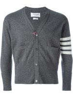 Thom Browne cardigan à rayures - Gris